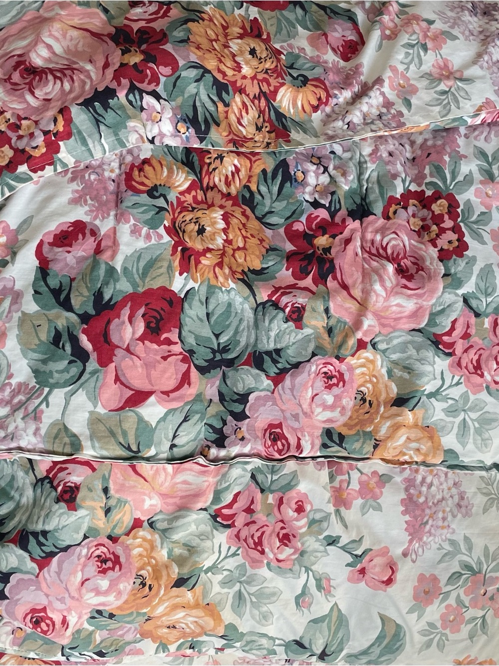 Vintage Ralph Lauren Allison Floral Full/Queen Comforter - Picture 2 of 7